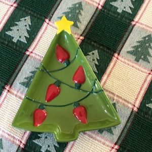 HALLMARK Christmas Tree serving dish